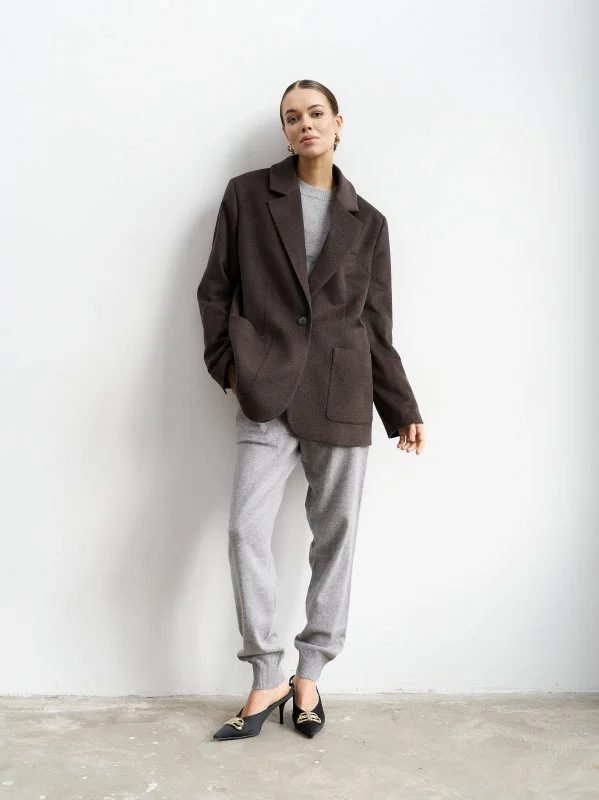 Жакет GRIS цвет коричневый Жакет GRIS цвет коричневый