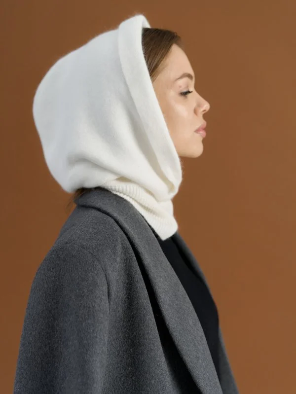 Капор ангоровый цвет Белый Капор ангоровый цвет Белый