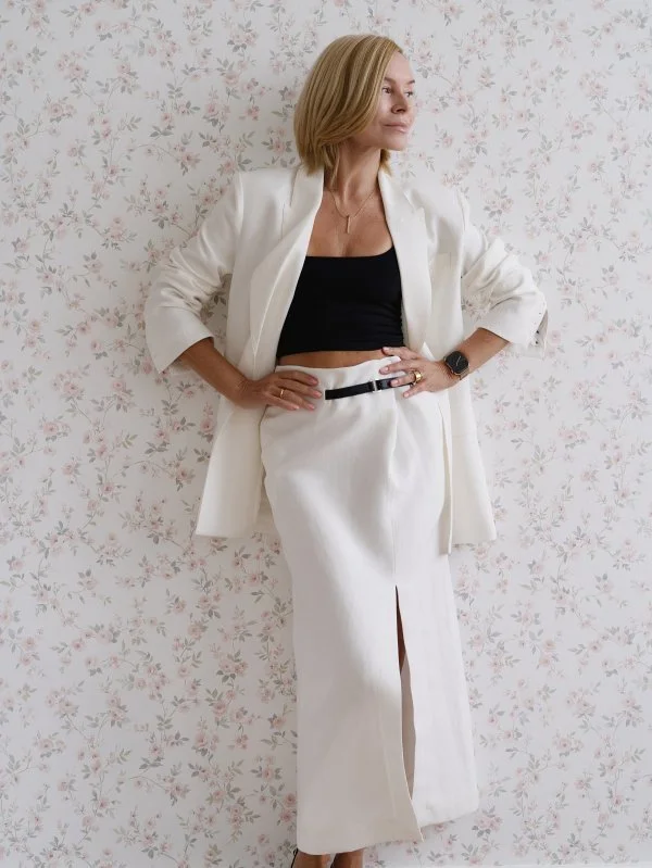 Юбка цв.белый