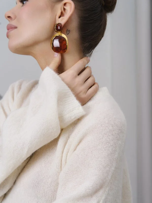 Свитер из мохера цвет Айвори