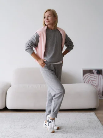 Купить Костюм из ангоровой шерсти цвет СЕРЫЙ в фирменном магазине спортивной одежды Brillante.by