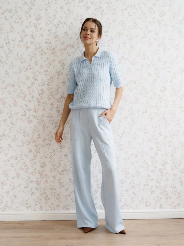 Брюки цв.голубой - в фирменном магазине спортивной одежды Brillante.by