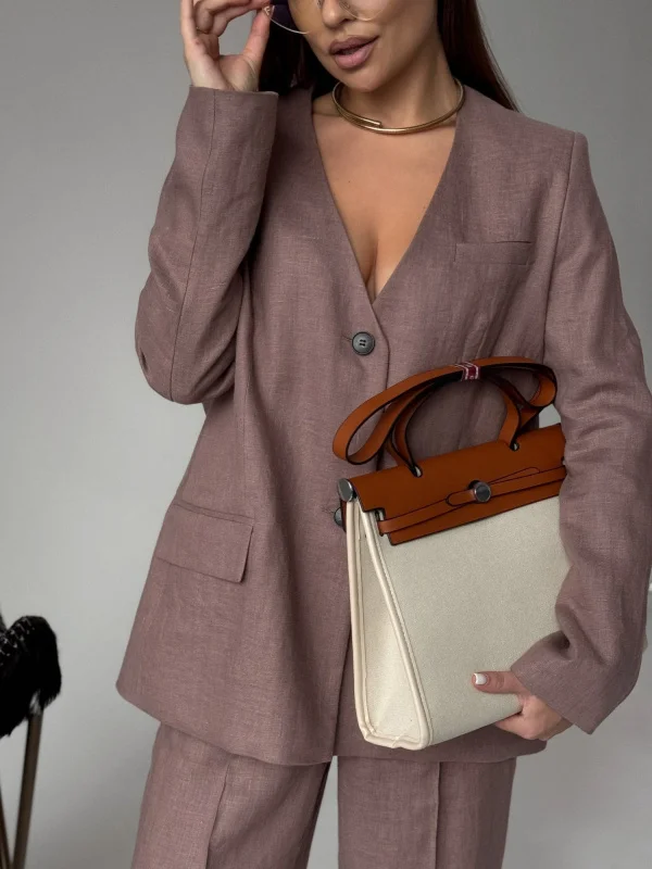 Жакет без воротника цвет Сливочное какао - в фирменном магазине спортивной одежды Brillante.by