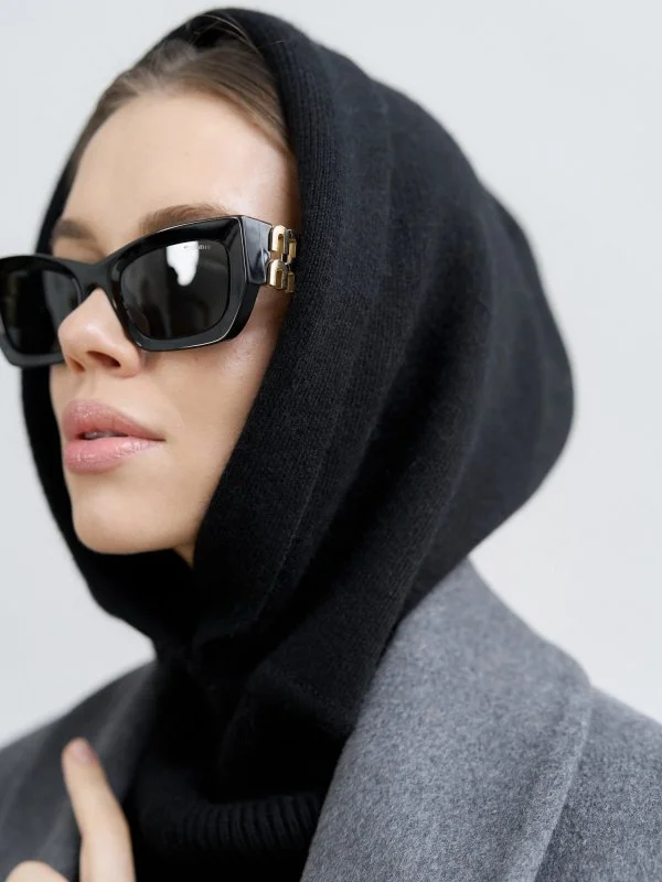 Капор ангоровый цвет Чёрный Капор ангоровый цвет Чёрный - в фирменном магазине спортивной одежды Brillante.by