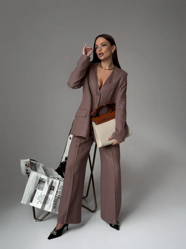 Жакет без воротника цвет Сливочное какао - в фирменном магазине спортивной одежды Brillante.by