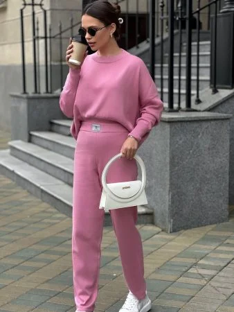 Костюм вязаный трикотажный цвет АНЕМОН Купить Костюм вязаный трикотажный цвет АНЕМОН в фирменном магазине спортивной одежды Brillante.by