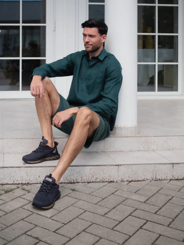 Костюм рубашка с шортами цвет Изумруд  (можно купить отдельно) Костюм рубашка с шортами цвет Изумруд  (можно купить отдельно) - в фирменном магазине спортивной одежды Brillante.by