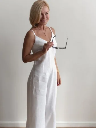 Купить Комбинезон брючный цвет белый в фирменном магазине спортивной одежды Brillante.by