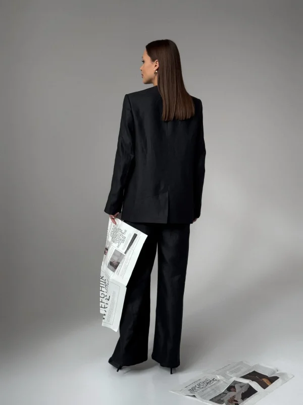 Жакет без воротника цвет Черный - в фирменном магазине спортивной одежды Brillante.by