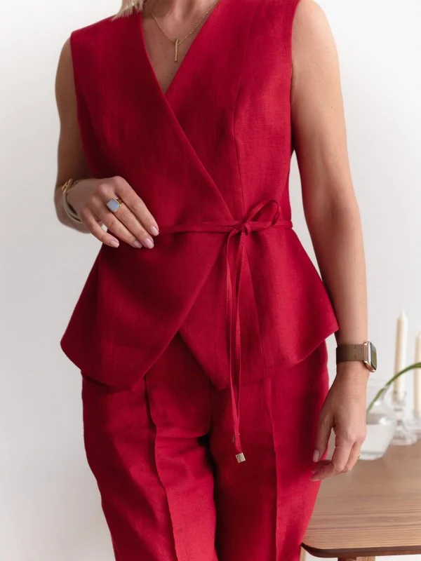 Жилет с поясом цвет Шардоне - в фирменном магазине спортивной одежды Brillante.by