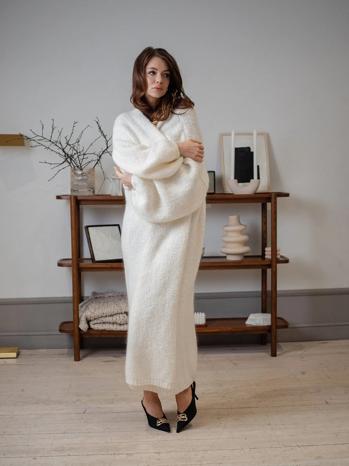 Кардиган цвет Молочный