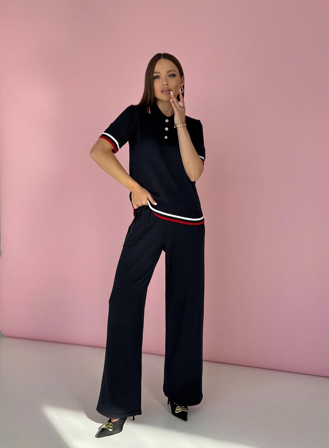 Костюм Aesthetics цв.Синий ( поло и брюки можно купить отдельно)