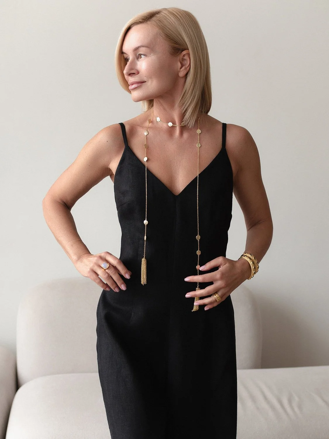 Комбинезон брючный цвет черный