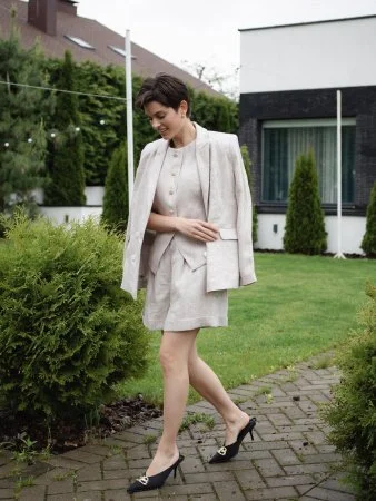 Купить Жакет двубортный цвет натуральный в фирменном магазине спортивной одежды Brillante.by