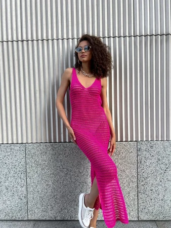 Купить Туника пляжная цвет Неон Пинк в фирменном магазине спортивной одежды Brillante.by