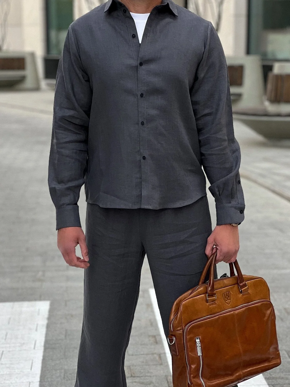 Костюм рубашка, брюки цвет Графит  (можно купить отдельно) Костюм рубашка, брюки цвет Графит  (можно купить отдельно)