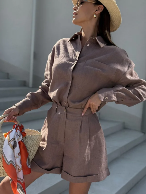 Рубашка Dolce Vita цвет мокко - в фирменном магазине спортивной одежды Brillante.by