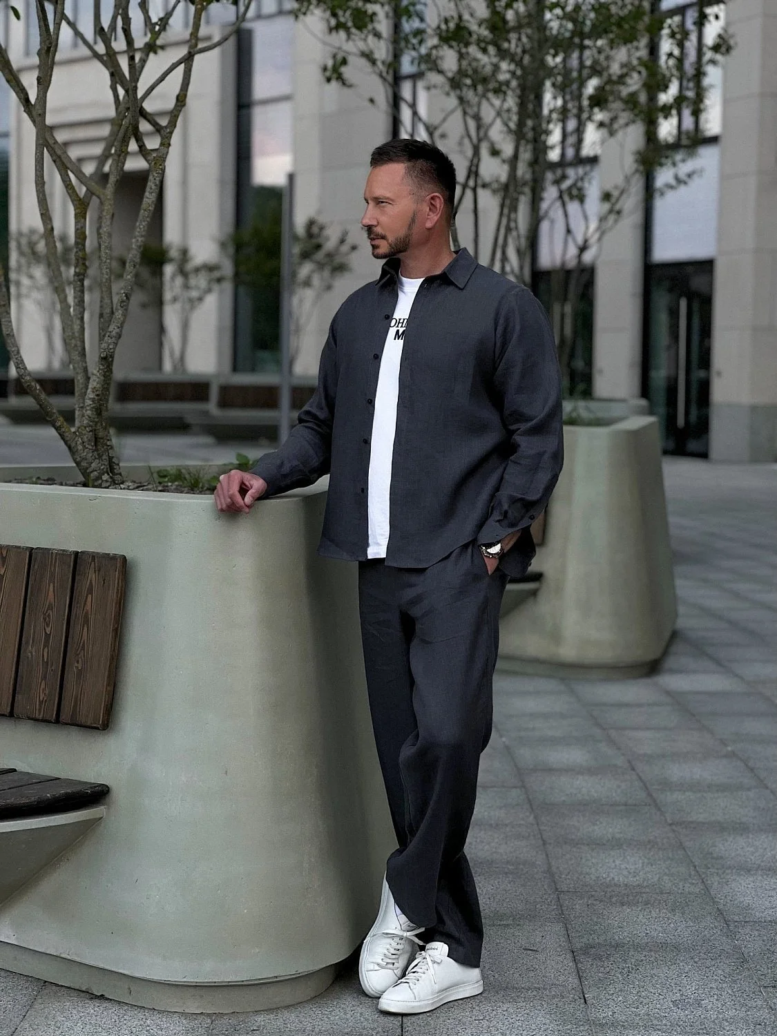 Костюм рубашка, брюки цвет Графит  (можно купить отдельно) Костюм рубашка, брюки цвет Графит  (можно купить отдельно)