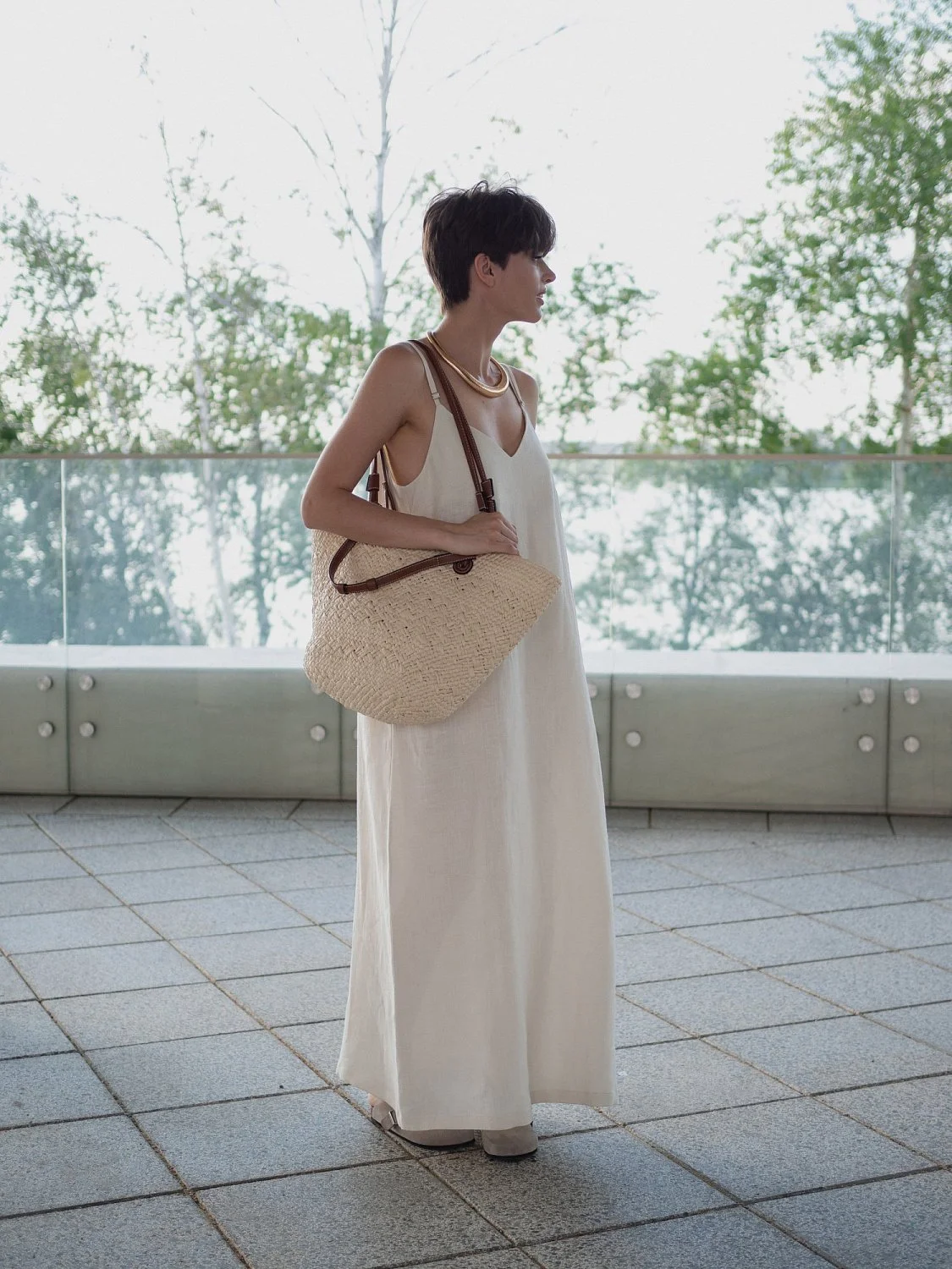 Платье комбинация цвет Сливочное масло