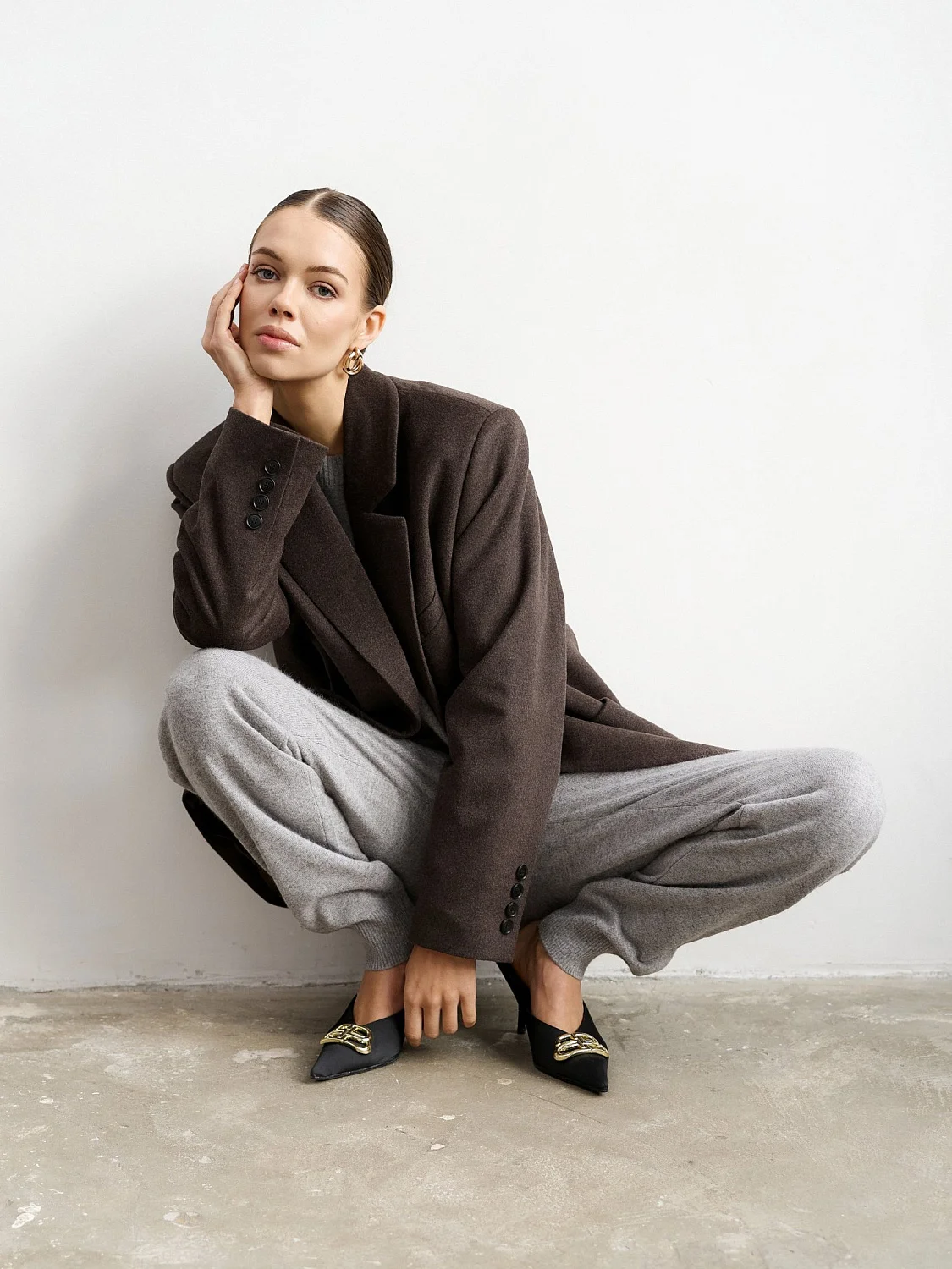 Жакет GRIS цвет коричневый