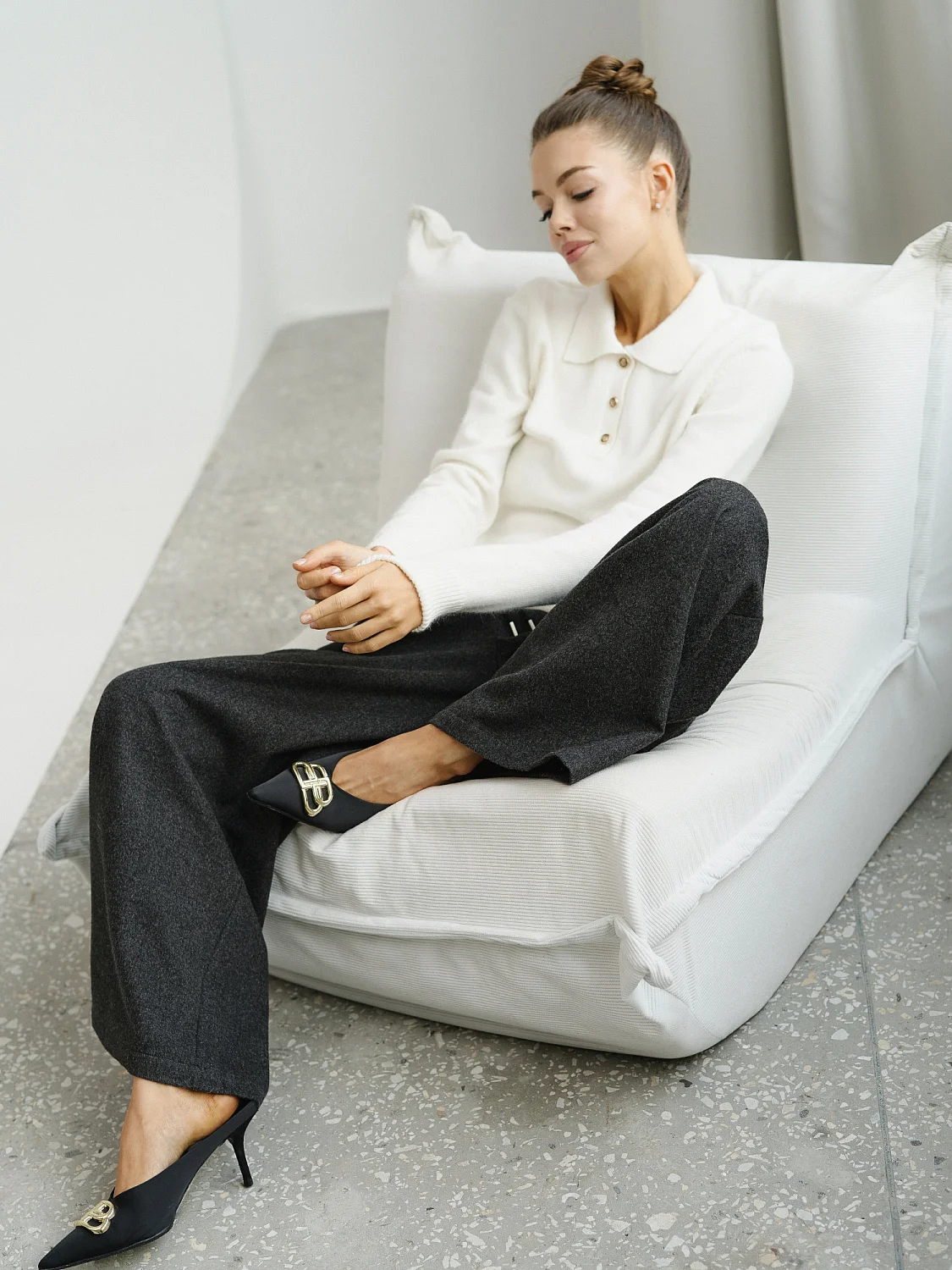 Поло Eclat цвет белый