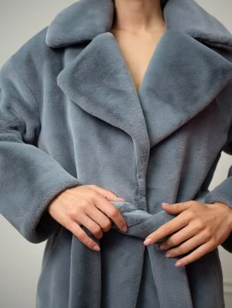 Шуба халат цвет Серо-голубой Купить Шуба халат цвет Серо-голубой в фирменном магазине спортивной одежды Brillante.by