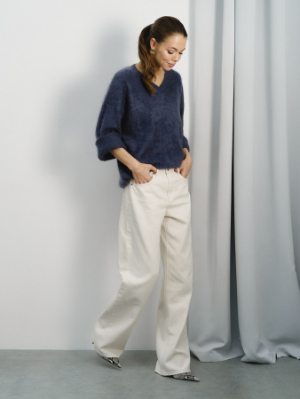 Купить Свитер кашемировый цв.Глубокий синий в фирменном магазине спортивной одежды Brillante.by