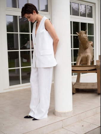 Купить Жилет удлиненный цв. белый в фирменном магазине спортивной одежды Brillante.by