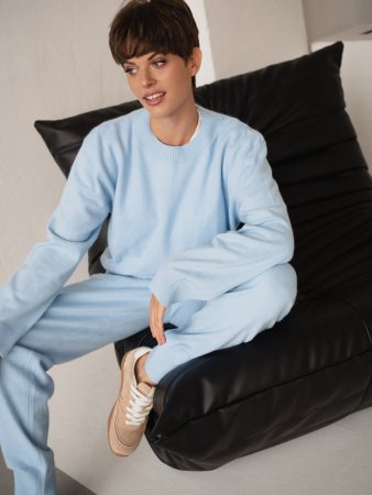 Купить Костюм из ангоровой шерсти цвет ГОЛУБОЙ в фирменном магазине спортивной одежды Brillante.by