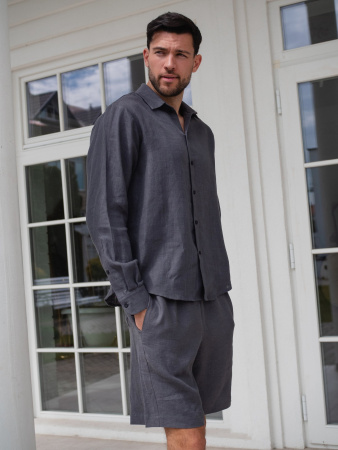 Купить Костюм рубашка с шортами цвет Графит  (можно купить отдельно) в фирменном магазине спортивной одежды Brillante.by