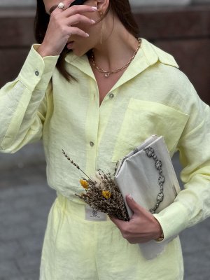 Купить Шорты из льна Цвет Лимонад в фирменном магазине спортивной одежды Brillante.by