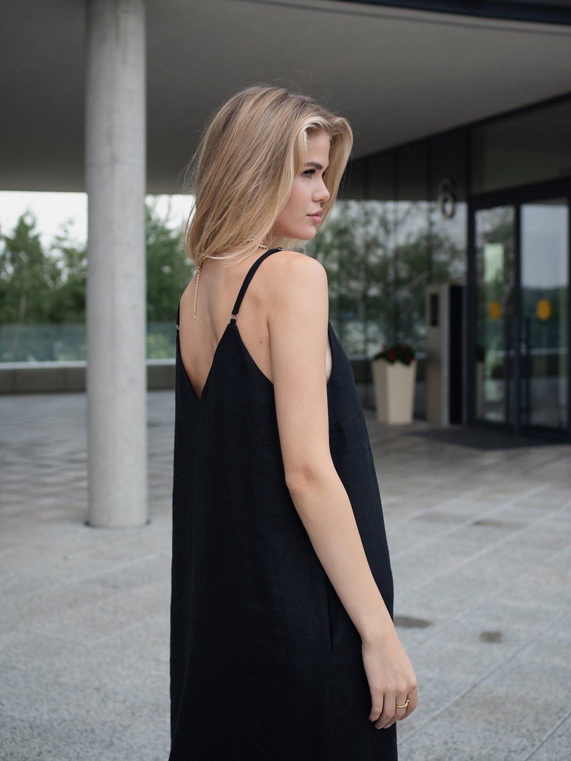 Платье комбинация цвет Чёрный