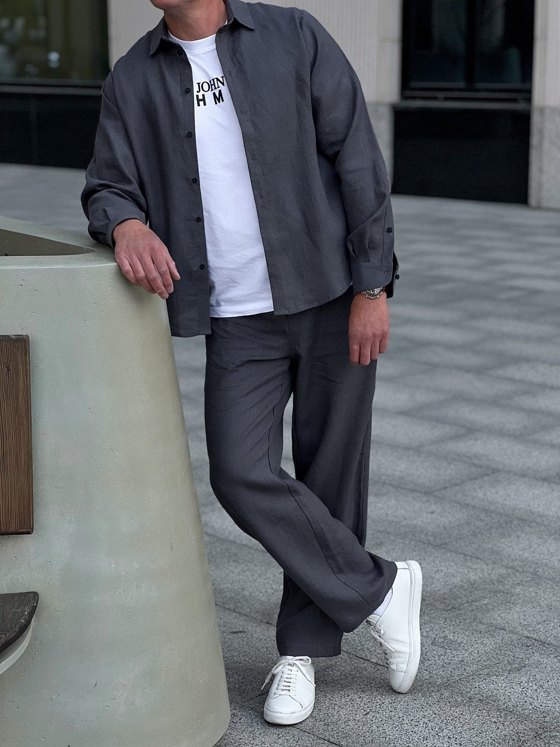 Костюм рубашка, брюки цвет Графит  (можно купить отдельно)