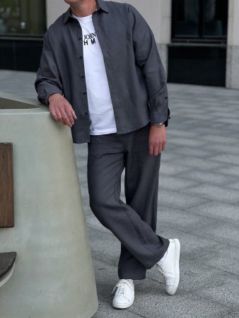 Купить Костюм рубашка, брюки цвет Графит  (можно купить отдельно) в фирменном магазине спортивной одежды Brillante.by