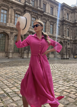 Купить Платье халат цвет Фуксия в фирменном магазине спортивной одежды Brillante.by