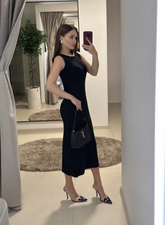 Купить Платье трикотажное CHIC цв. черный в фирменном магазине спортивной одежды Brillante.by