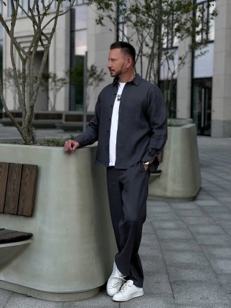 Купить Костюм рубашка, брюки цвет Графит  (можно купить отдельно) в фирменном магазине спортивной одежды Brillante.by