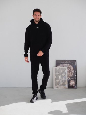 Купить Костюм утеплённый с флисовым подкладом цвет ЧЕРНЫЙ в фирменном магазине спортивной одежды Brillante.by