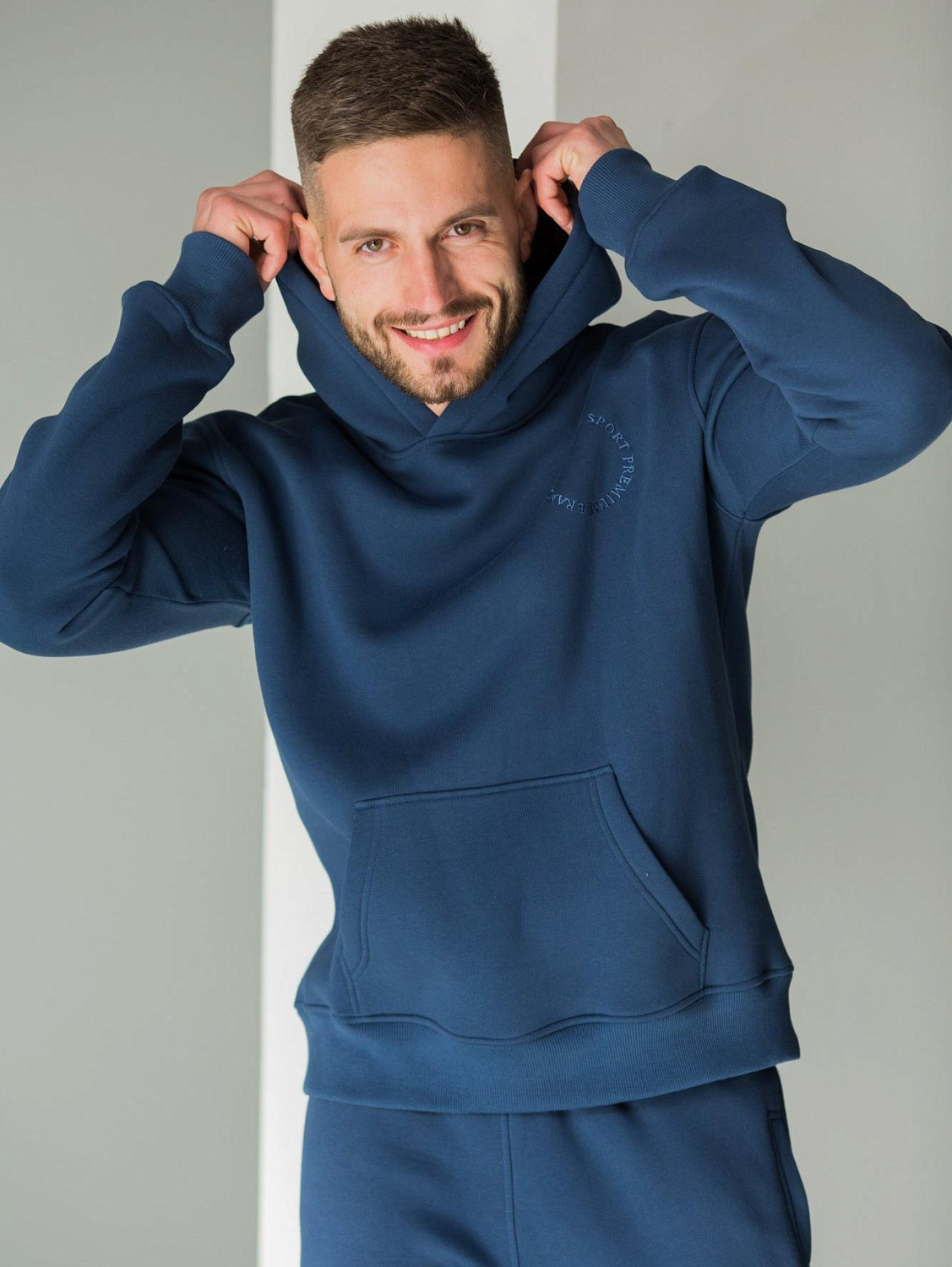 Костюм спортивный мужской цвет Атлантик