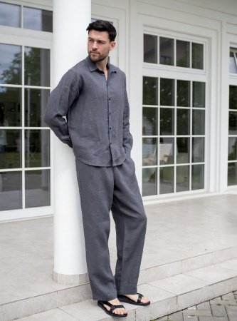 Купить Костюм рубашка, брюки цвет Графит  (можно купить отдельно) в фирменном магазине спортивной одежды Brillante.by